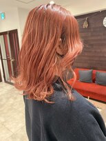 ジャム(Jam)&nbsp;切りっぱなしボブ×ミルクオレンジカラーでモテ色に★中村大輔