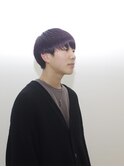 ブリーチハイトーンメンズショートツーブロックマッシュ