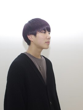 ハイブ 金沢(Hive) ブリーチハイトーンメンズショートツーブロックマッシュ