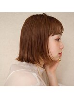 ガーデン オオタカノモリ(garden otakanomori)&nbsp;透明感暖色カラー×束感ミディ×シースルー×フレンチガーリー