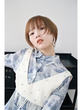 チックタック パラダイム(TICK-TOCK Paradime) 《ゲストスナップ》ことりベージュ/ぱっつん前髪