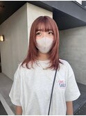 【Lolonois野田阪神】オレンジベージュ×顔まわりウルフ