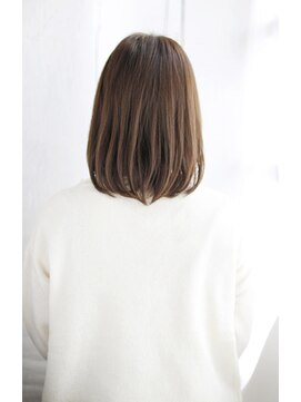 シュシュット(chouchoute) 韓国ボブレイヤーロンググレーベージュ黒髪質改善前髪パーマ/140