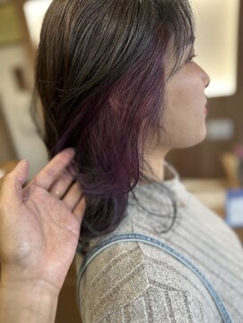 イースタイル 元町店(e-style) バイオレットインナー×ゆる巻き