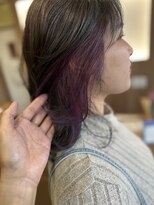 イースタイル 元町店(e-style) バイオレットインナー×ゆる巻き