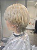 20代30代40代大人可愛い小顔ショートマッシュウルフカット