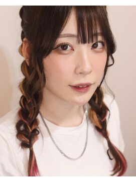 アーチフォーヘア 心斎橋店(a-rch for hair) アレンジも映えるインナーエクステ