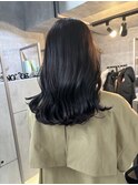 暗髪ダークブルージュカラー♪