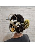 ルーズシニヨンスタイル