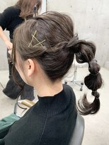 ヘアー アイス 御器所本店(HAIR ICI)&nbsp;20代30代40代寒色系カラー簡単アレンジ