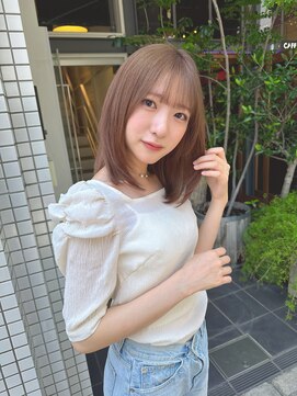 クム(kumu) 【kumu】 艶カラー/顔周りカット/栄/名古屋