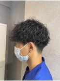 メンズツイストスパイラルパーマ