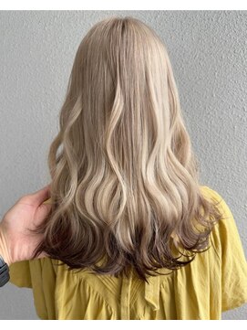 ブロンド 町田(BLONDE) エンドカラー_エンドカラーブラウン_ホワイトブロンド