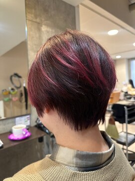 ヘアーアンドメイク ファット(Hair&Make PHAT) 大人可愛い小顔ショートカット20代30代40代50代ハイライト