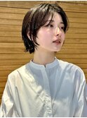 ショートボブ/丸みショート /ハンサムショート/マッシュショート