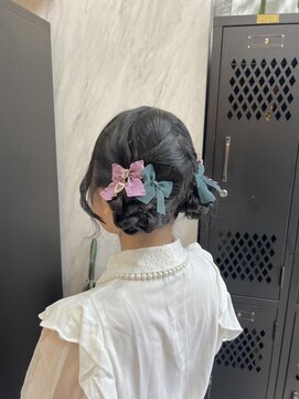 ヴァイス 渋谷店(VAICE) ライブ前ヘアセット/お団子ツイン