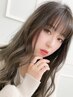 【湿気マスク対策】カット＋前髪ストレート＋美髪カラー＋TR  ￥12000