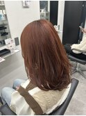 柔らかオレンジブラウン［イメチェン/美髪/鎌取/市川いづみ］