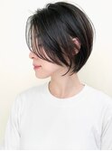 ハイライトバレイヤージュダブルカラーショートカット
