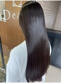 黒髪艶髪髪質改善ツヤ髪大人女子色気うるツヤ暗めこなれ感垢抜け