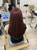 アジールヘア 所沢プロペ通り店(agir hair)&nbsp;ワインレッド 所沢