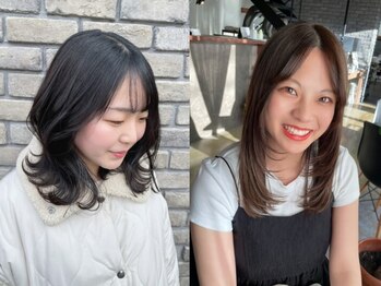 デジール(Desir)の写真/【髪質改善】顔周りも毛先1mmまでこだわったカットで、1番似合うスタイルをお届け！[レイヤー/小顔カット]