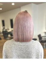 オーダイム(ou' dime)&nbsp;ショートブリーチケアブリーチハイライトボブ髪質改善