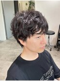 ウェーブパーマ