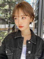 ギークス(GEEKS)&nbsp;【GEEKS渋谷】レイヤーショート/ココアブラウン/冬ヘア/襟足短め