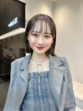 シンメトリー/バズカット/ショコラブラウン