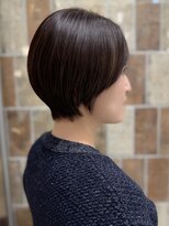 ピークアブー アヴェダ アトレ恵比寿(PEEK-A-BOO AVEDA) ショート/ショートボブ/前髪あり/骨格補正/恵比寿/30代/40代