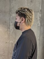 オルカ(ORCA)&nbsp;マレットヘア/ホワイトブリーチ/フェード/fade/baber