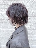 【morio成増/児玉】ショートパーマ　ピンクブラウン