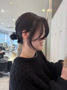 アトロ(Atoro) 梅田/レイヤー/ボブ/暗めカラー/グレージュ/ニュアンスカラー