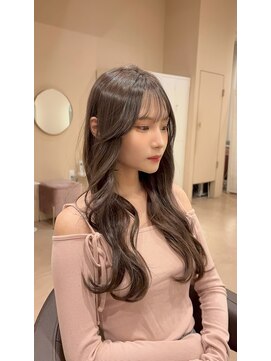 エリスホリエ(Eliss Horie) オリーブベージュ×波巻きくびれカット☆