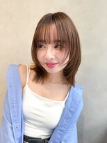 トゥルーズ 梅田茶屋町店(TLUUS)&nbsp;【TLUUSミルクティーブロンドワンホンレイヤーダークブルー】