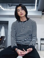 アンサー 原宿(ANSWER)&nbsp;メンズ髪質改善縮毛矯正センターパート地毛風ストレート癖毛