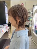 【ISHIKAWA】丸みショートウルフ／大人レイヤーボブ