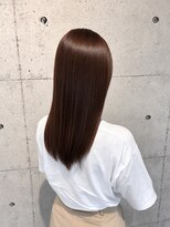 ラフ(LAF.)&nbsp;髪質改善×艶感ナチュラルブラウンストレートロング