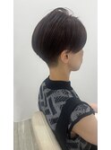 襟足刈り上げハンサムショート