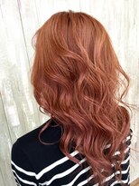 へアメイクワンプラス 四日市(HAIR MAKE ONEplus)&nbsp;ダブルカラー［ピンクオレンジ］