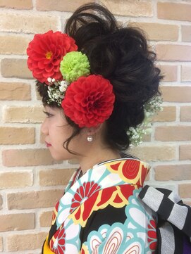 成人式set L セットアップ 倉敷美和店 Set Up のヘアカタログ ホットペッパービューティー