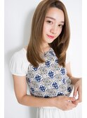 まとまるナチュラルストレートロングヘア
