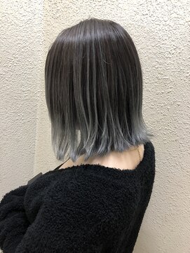 エイト 福岡天神店(EIGHT fukuoka) 【EIGHT福岡】nabe_short_バレイヤージュブルージュシルバー★