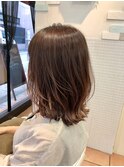 【Blume】ピンクブラウンのレイヤースタイル