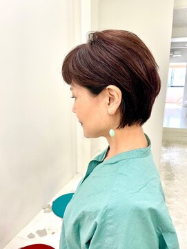 エンドリンク(endlink) 耳かけショート×ピンクベージュ