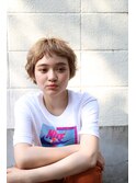 kisaiBUZZ＊西川史浩 &nbsp;ショートバング×ペールベージュ