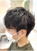 無造作マッシュスタイル