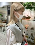 ケアブリーチベージュ【表参道】@water.hair