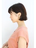 ミニボブ外ハネスタイル